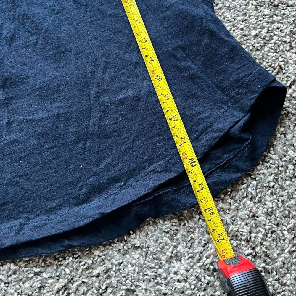 Philosophy Blouse Womens 1X Navy Blue Lace Shoulder Whimsigoth Casual Top - Picture 6 of 6